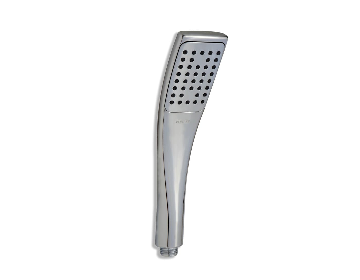 Hand Shower 57 mm Square (2") With 1 Flow | ABS Body | With Hose | Compatible With Bracket (K-9040IN-CP) Sold Separately | Chrome Finish