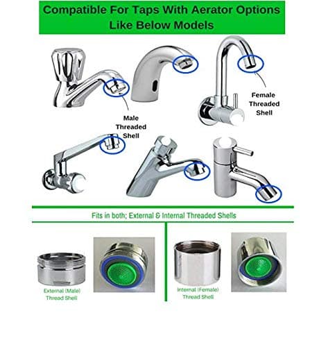 Water Saving Nozzle Aerator| Saves up to 60% Water | 10Pcs Packing — image 6