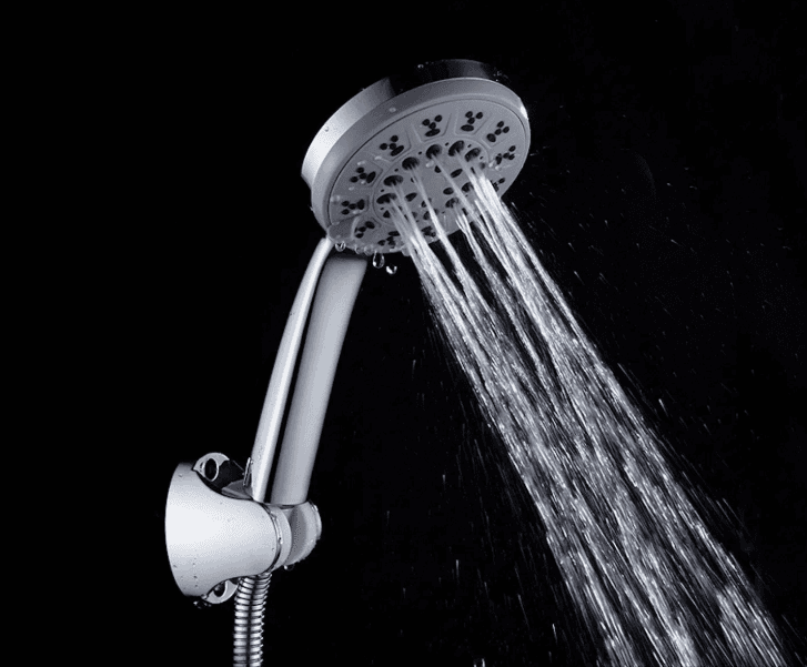 Overhead Shower 100 mm (4") Dia With 5 Flow | Without Shower Arm | Chrome Finish| Material: ABS — image 3