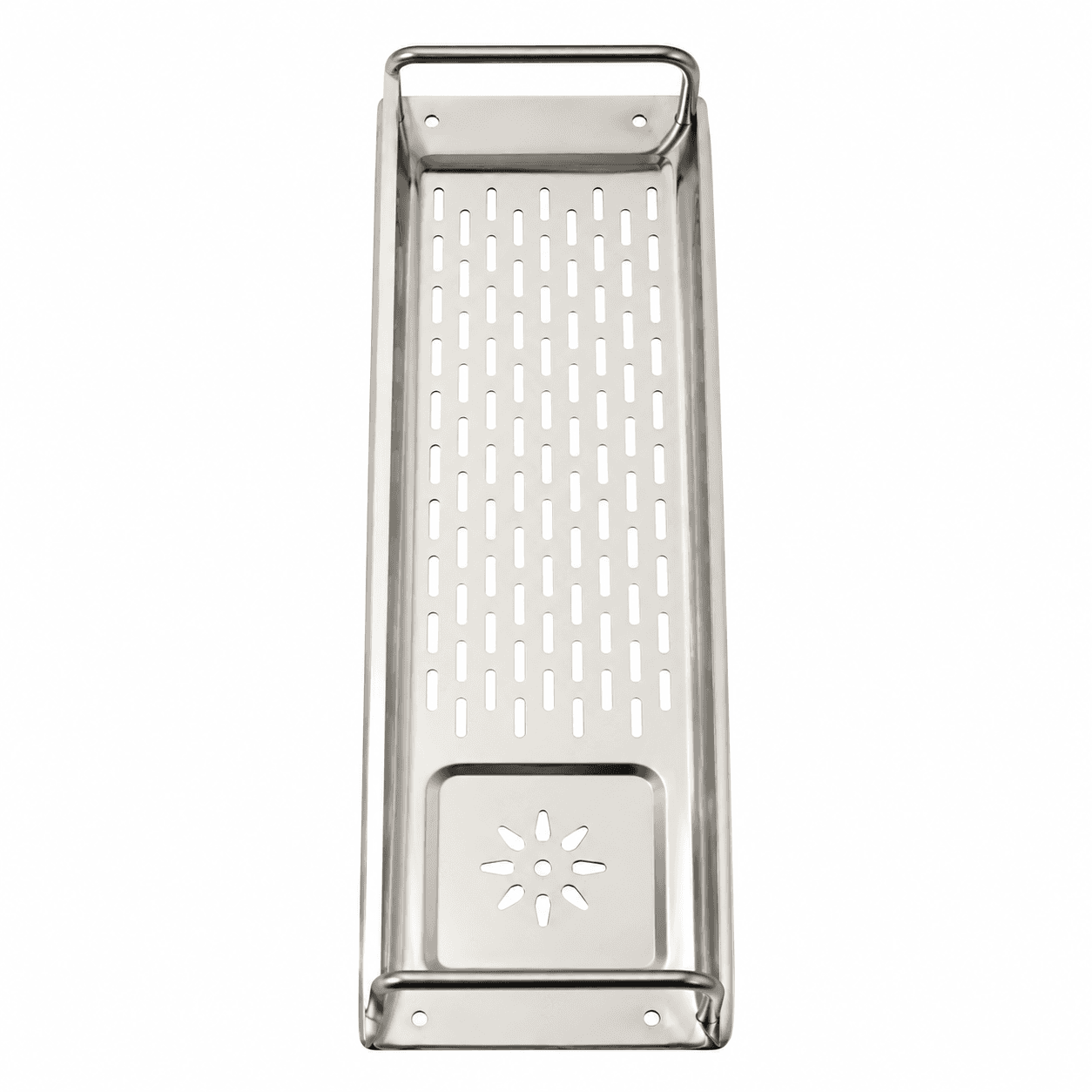 Bathroom Shelf With Rail | Pack of 2 | Size: 15" | Material: Stainless Steel — image 1
