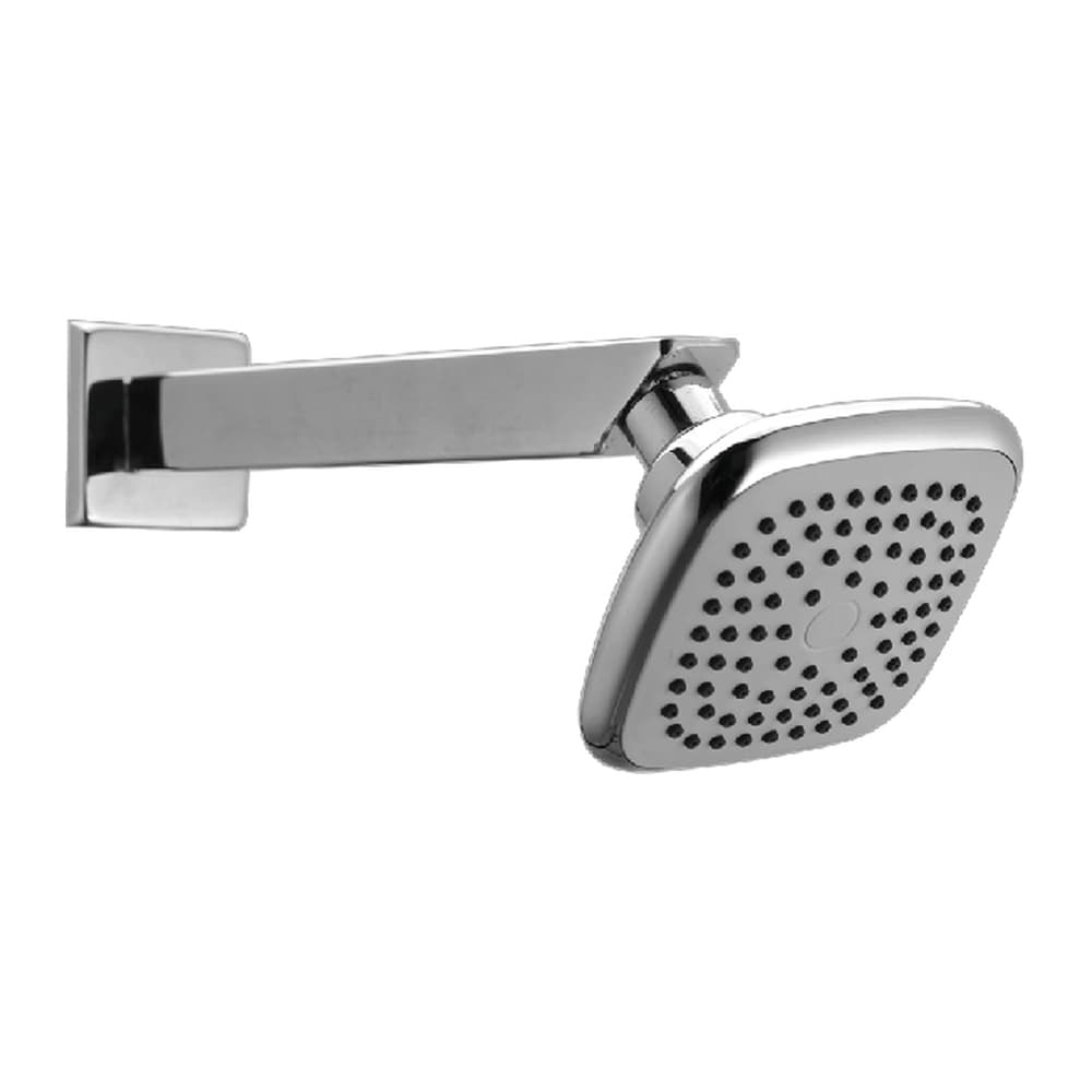 Square Head Even Spray Shower 3" with Arm | Size: 9" Arm