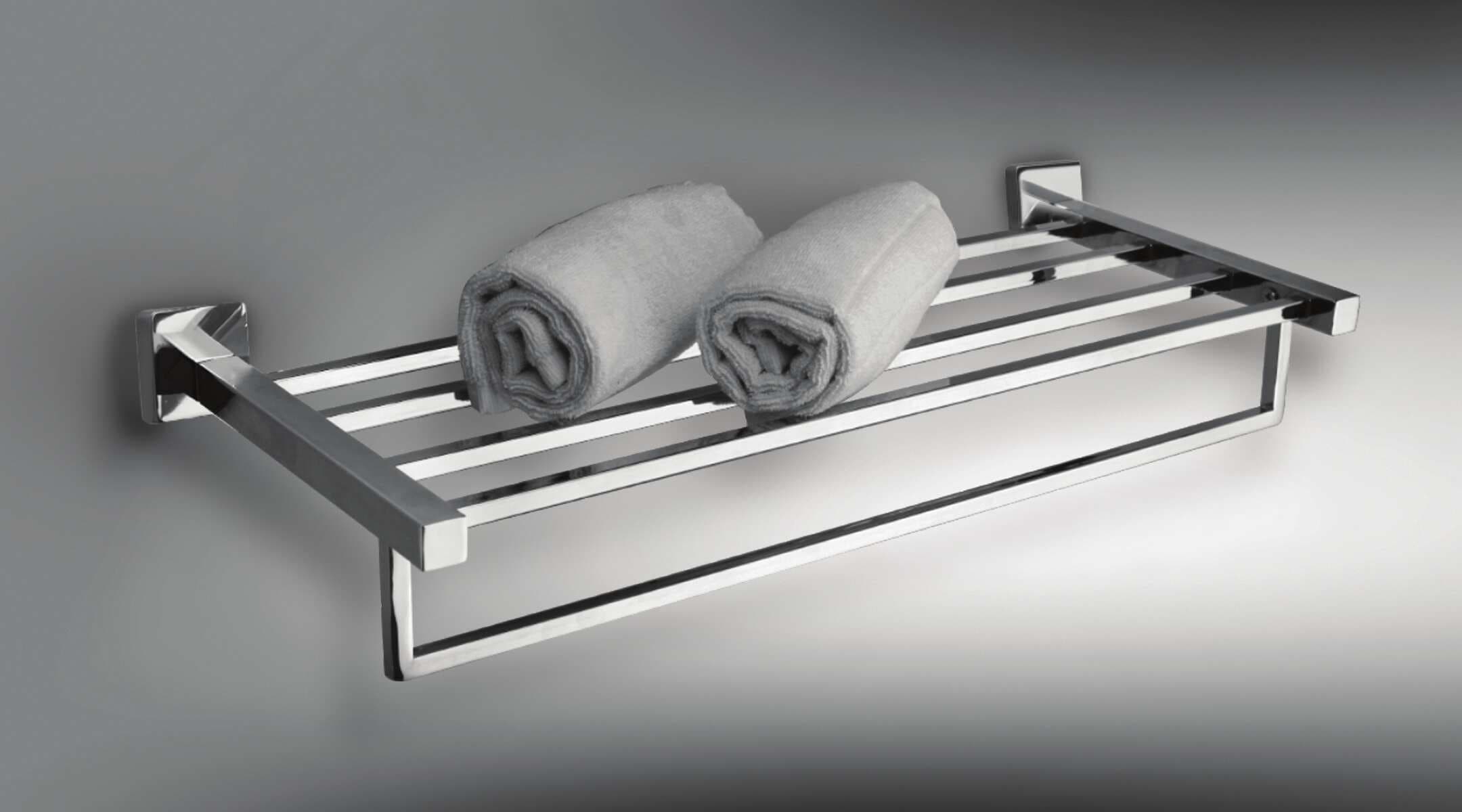 Towel Rack 18" | Chrome Finish — image 1