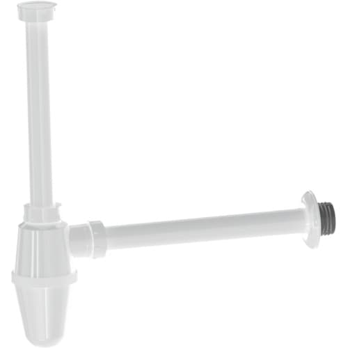 Bottle Trap - Hybrid | Material: Hybrid (Polymer & Metal) | Finish: White Colour