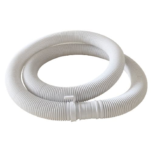 Washing Machine Outlet Pipe | Material: Polymer Braided | Finish: White Colour | Size: 1.5mtr — image 1