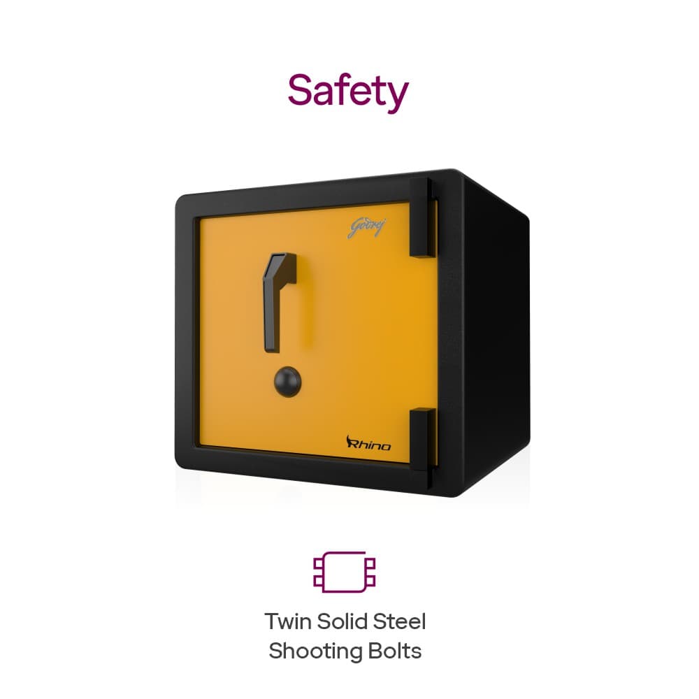 Safe Rhino V1 | Capacity: 55Ltr | Exterior Dimensions: H424 x W460 x D407mm | Lock Type: Key Lock — image 7
