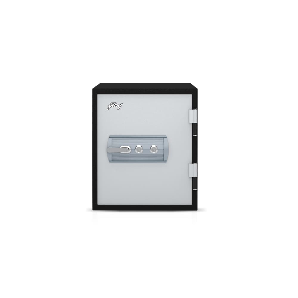 Safe Safire | Capacity: 40Ltr | Exterior Dimensions: H560 x W422 x D491mm | Lock Type: Key Lock | Fire Resistance: 60 Minutes — image 1