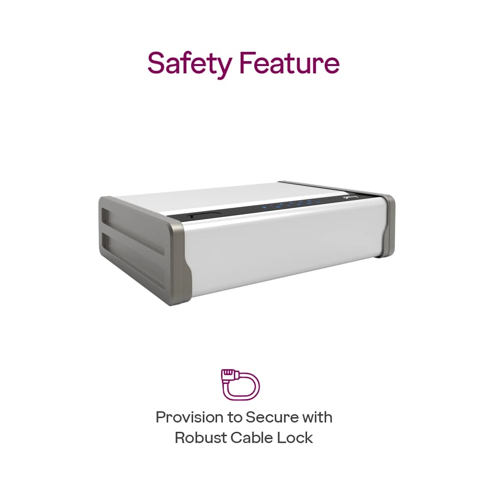 Safe Verge | Capacity: 2Ltr | Exterior Dimensions: H84 x W340 x D258mm | Lock Type: Digital — image 4