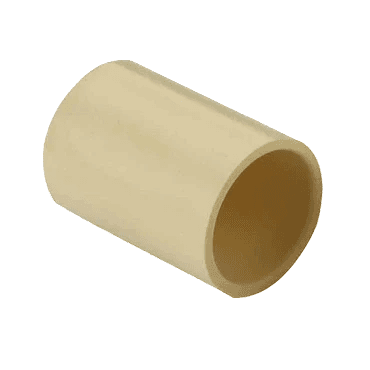 CPVC Coupler SCH 40 | Size: 2½″(65mm) | Type: SCH 40 | For hot and cold water plumbing — image 1