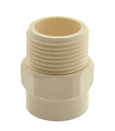 CPVC Male Adapter Plastic Threaded(MTA) | Size: ¾″(20mm) | For hot and cold water plumbing — image 1