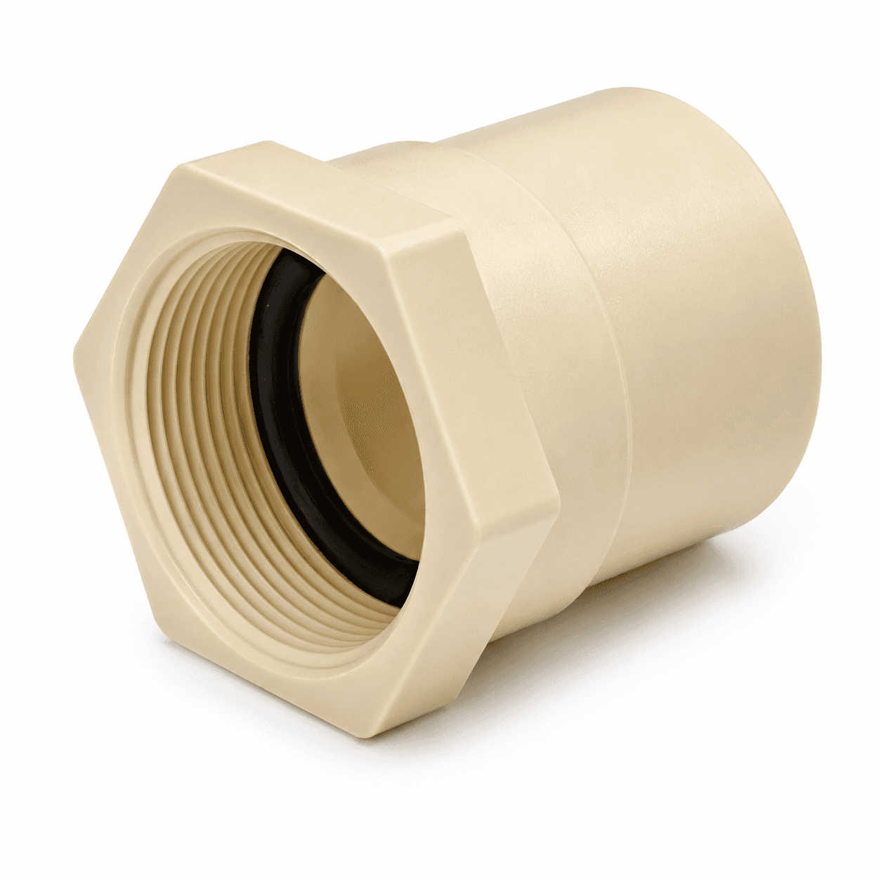 CPVC Female Adapter Plastic Threaded(FTA) | Size: ¾″(20mm) | For hot and cold water plumbing — image 1