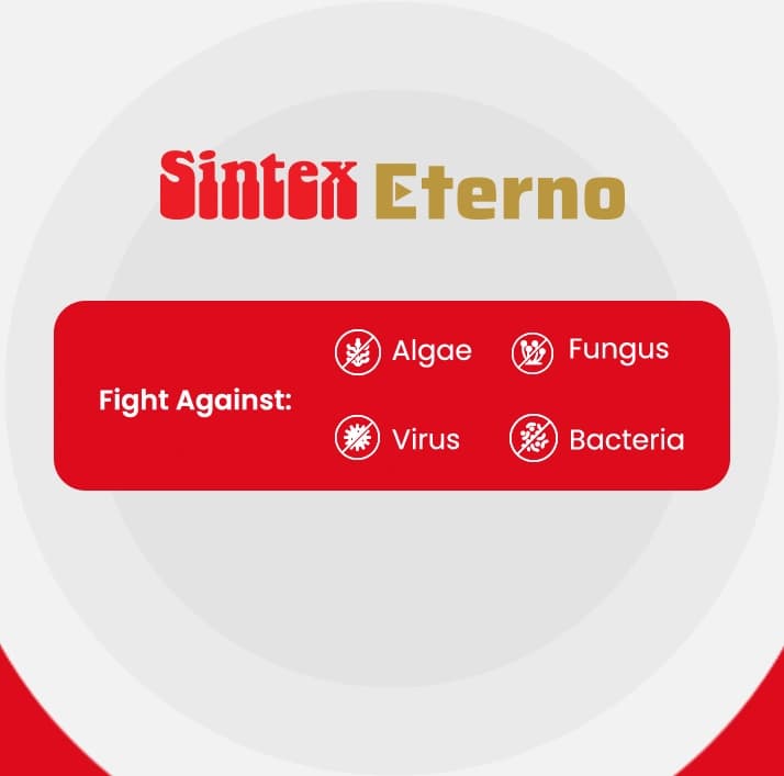 Eterno 3 Layer Overhead Tank | Capacity: 500Ltr | Dia: 900mm (35.43") | Height: 1018mm (40.08") | Dia of Lid: 407mm (16.02") — image 2