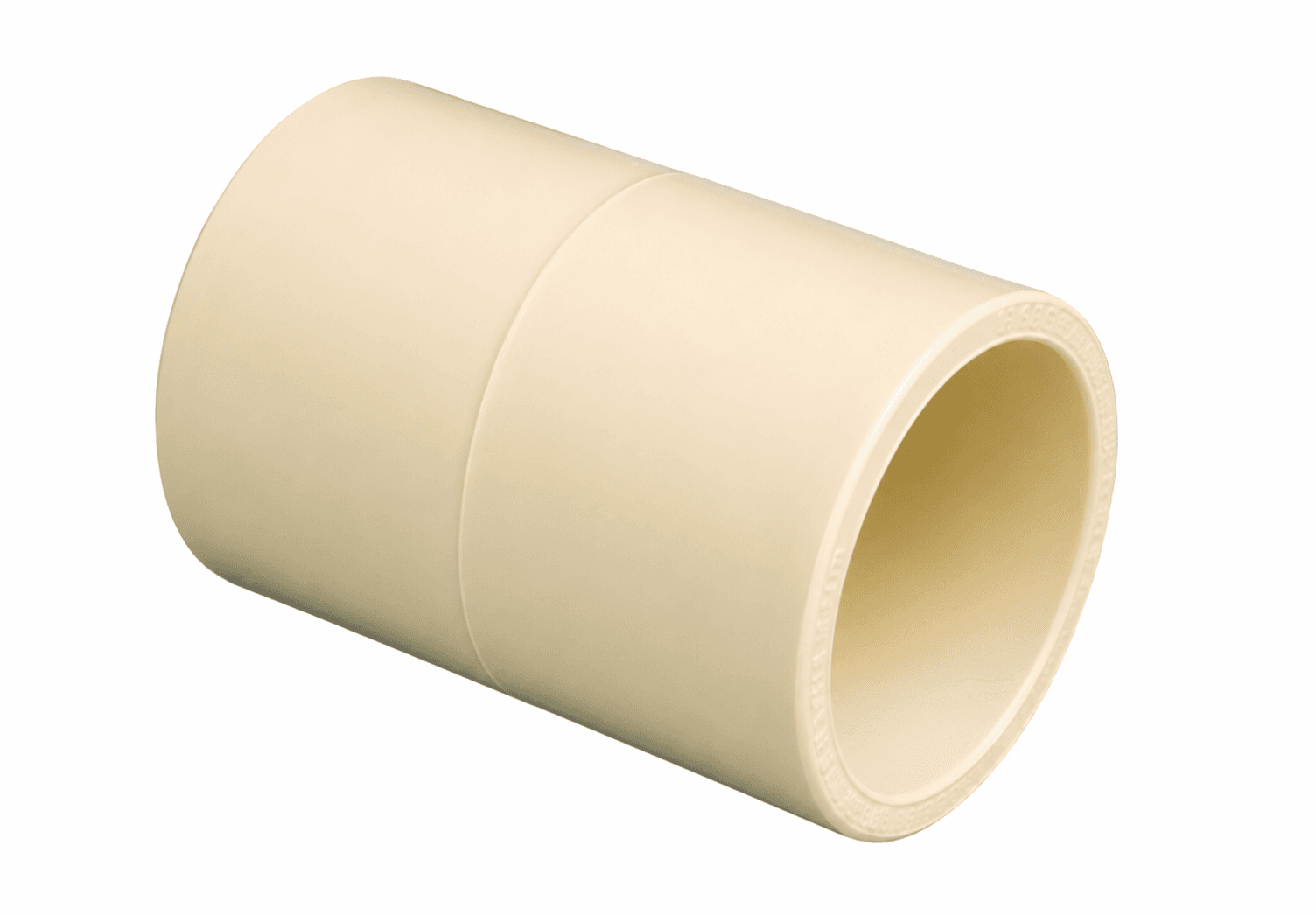 CPVC Coupler SCH 40 -2½″ (65mm) | For hot and cold water plumbing | Max operating temperature: 93°C