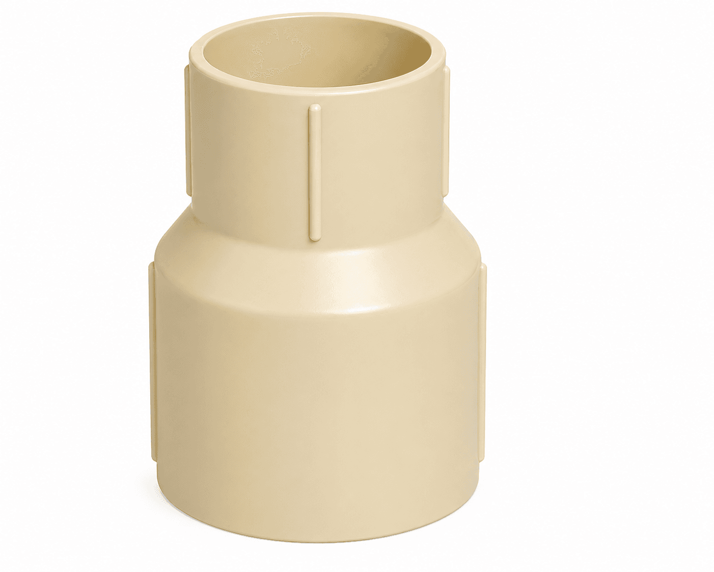 CPVC Reducer Coupler -2½″ x ¾″ (65mm x 20mm) | For hot and cold water plumbing | Max operating temperature: 93°C — image 1