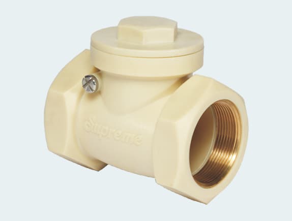 CPVC Swing Check Valve - ¾″ (20mm) | For hot and cold water plumbing | Max operating temperature: 93°C — image 1