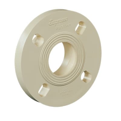 CPVC Flange Adapter -2½″ (65mm) | For hot and cold water plumbing | Max operating temperature: 93°C | For flanged pipe connections — image 1