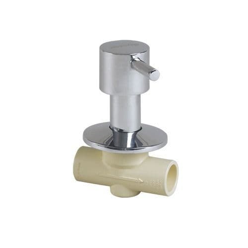 CPVC Concealed Valve (Stick) - ½″ (15mm) | For hot and cold water plumbing | Max operating temperature: 93°C — image 1