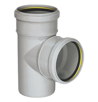 PVC Single Tee - 50mm (1½″) | Washer Type — image 1