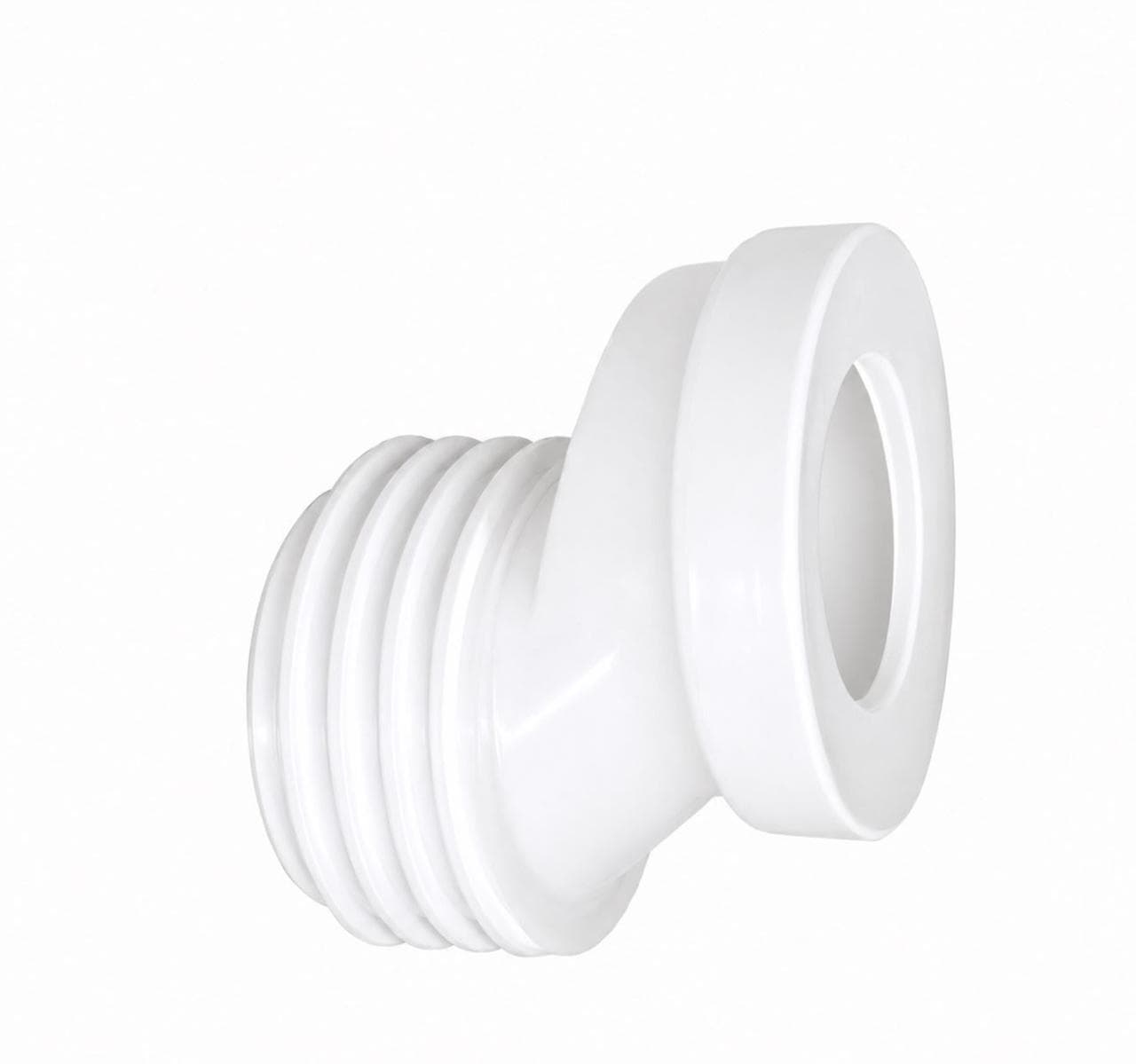 PVC Flexi WC Pan Connector Offset - 125mm x 110mm (4½" x 4") — image 1