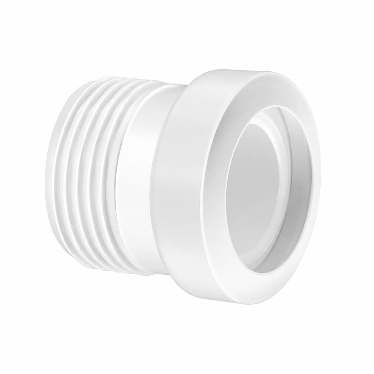 PVC Flexi WC Pan Connector Straight - 125mm x 110mm (4½" x 4") — image 1