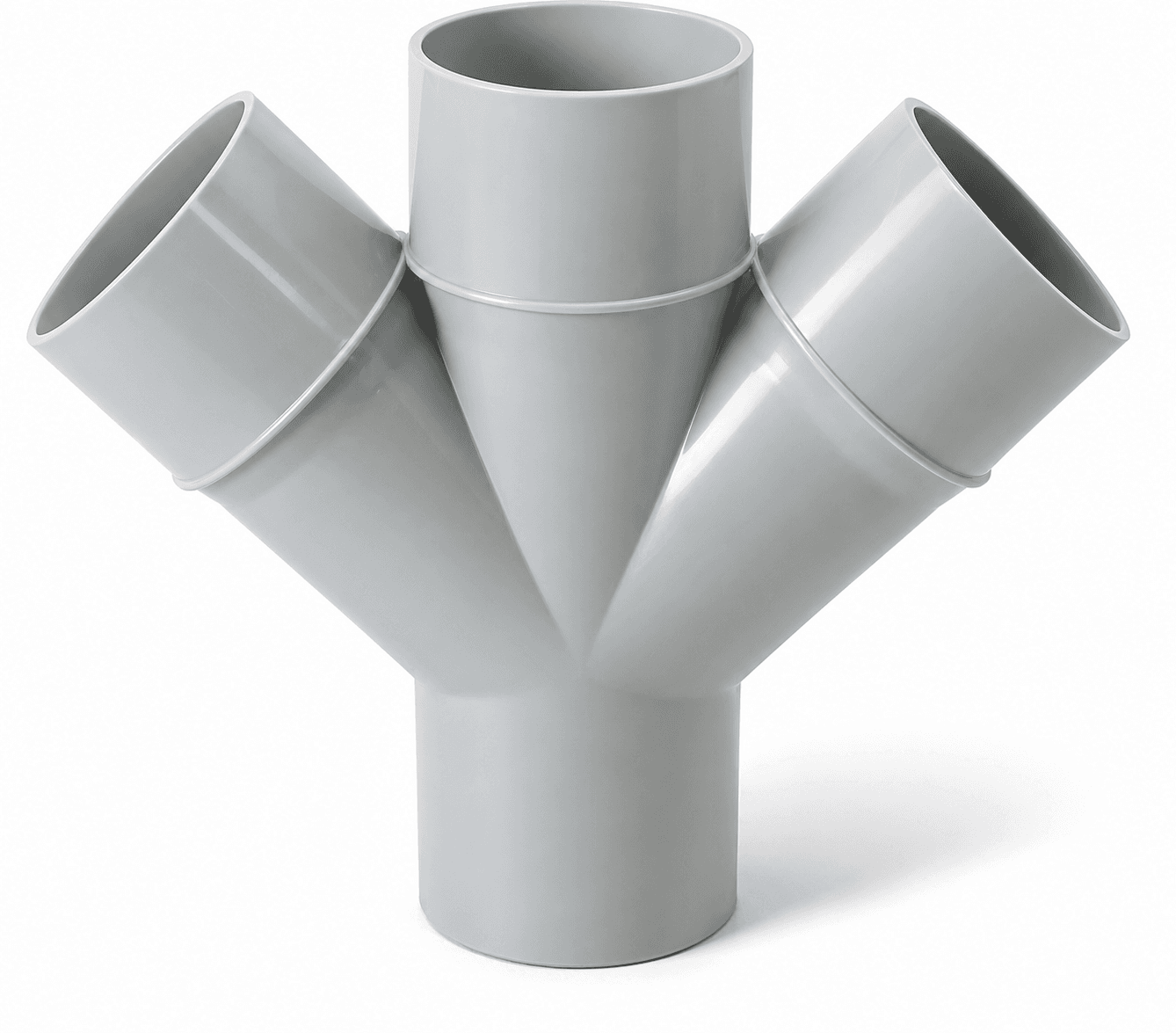 PVC Double Y - 75mm (2½") | Pasting Type — image 1