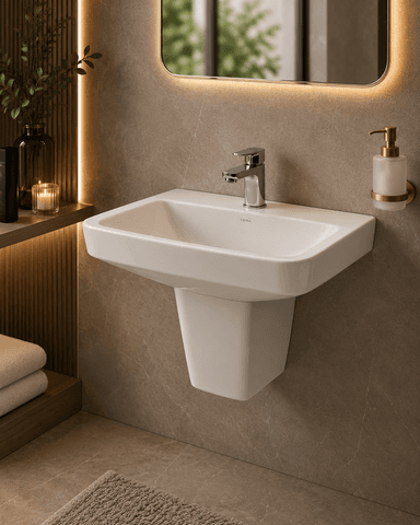 Half Pedestal Basin