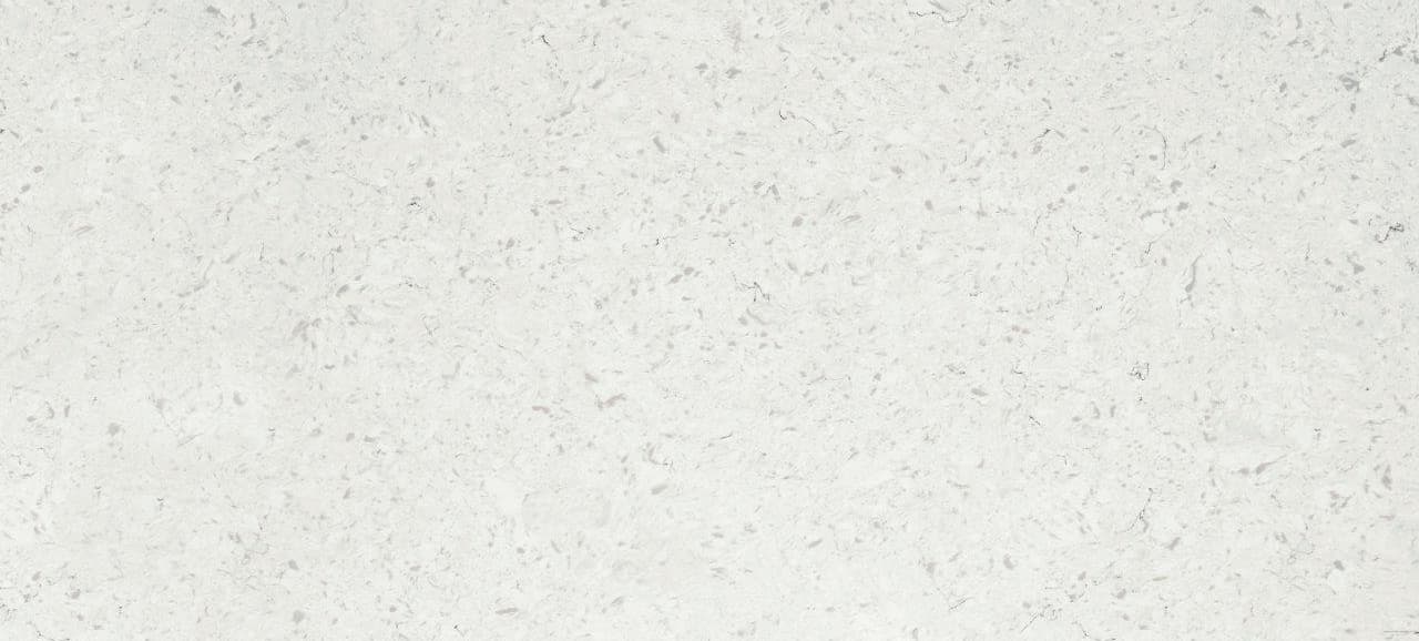 Arctic Breeze Quartz Slab | Series: Emerald | Size: 1020mm x 690mm (40" x 27") | Thickness: 20 mm | Finish: Polished | Color: White — image 2