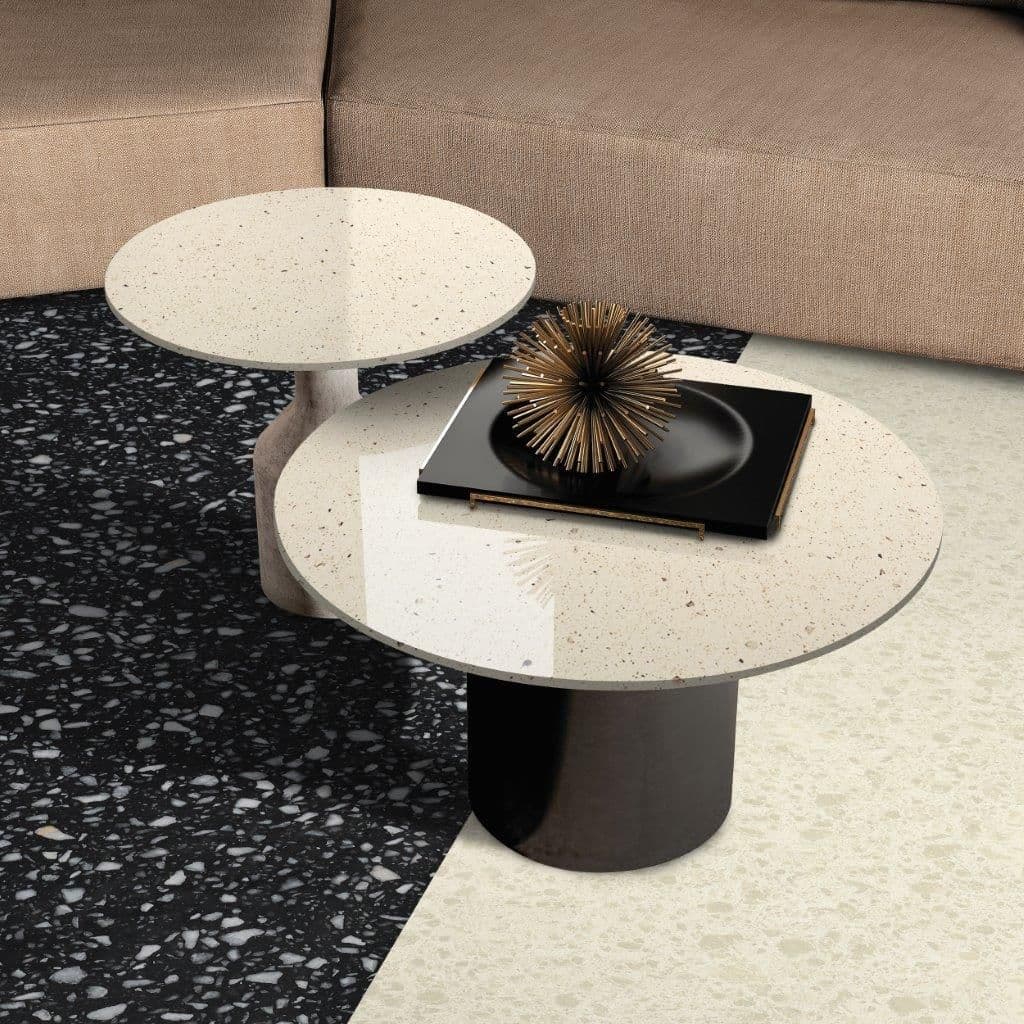 Costa Beige Quartz Slab | Series: Silken | Size: 1020mm x 690mm (40" x 27") | Thickness: 20 mm | Finish: Polished | Color: Beige — image 3