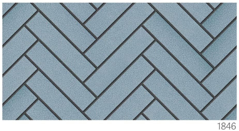 Subway Wall Tile | Size: 300 x 600 mm (1 ft x 2 ft) | Surface: Grooved | Finish: Glossy | Vitrified Tile | Coverage Per Box: 10 sq. ft. | Box Quantity: 5 pcs | Color: Blue