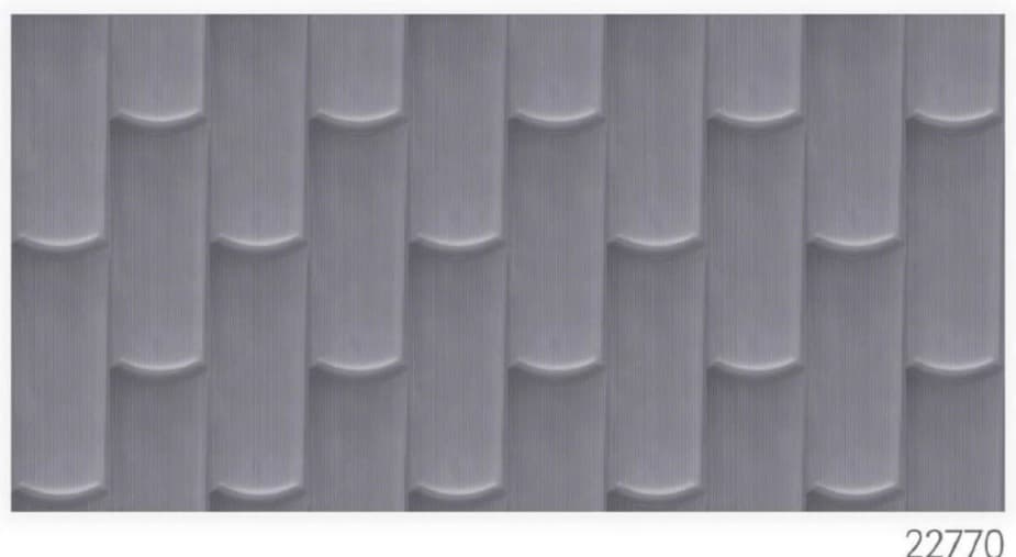 Subway Wall Tile | Size: 300 x 600 mm (1 ft x 2 ft) | Surface: Grooved | Finish: Glossy | Vitrified Tile | Coverage Per Box: 10 sq. ft. | Box Quantity: 5 pcs | Color: Grey