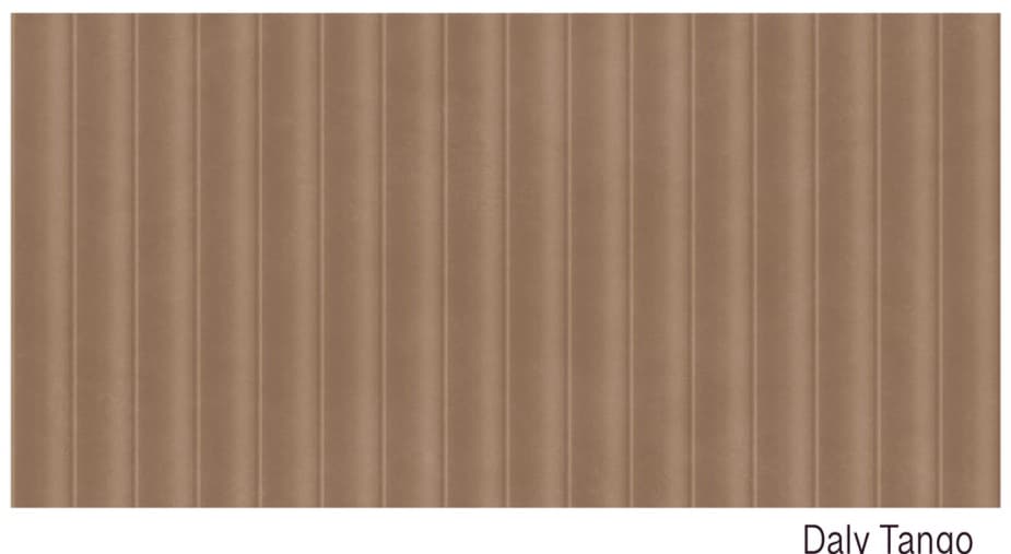 Daly Wall Tile | Size: 300 x 600 mm (1 ft x 2 ft) | Surface: Fluted | Finish: Matt | Vitrified Tile | Coverage Per Box: 10 sq. ft. | Box Quantity: 5 pcs | Color: Brown