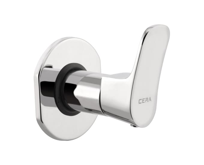 Perla Exposed Part for Concealed Stop Cock | Chrome Finish | (compatible With Concealed part F4050502)