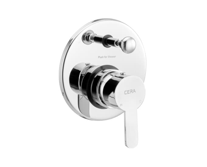 Victor Exposed Part With Tipton & Sleeve for High Flow Single Lever Concealed Diverter | Chrome Finish | Compatible With Concealed Part F4030301 sold separately