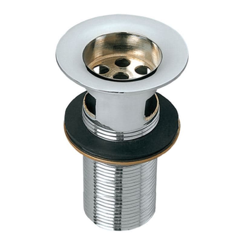 Waste coupling 32mm | Chrome Finish | Material: Brass | With Half Thread with 130mm Height