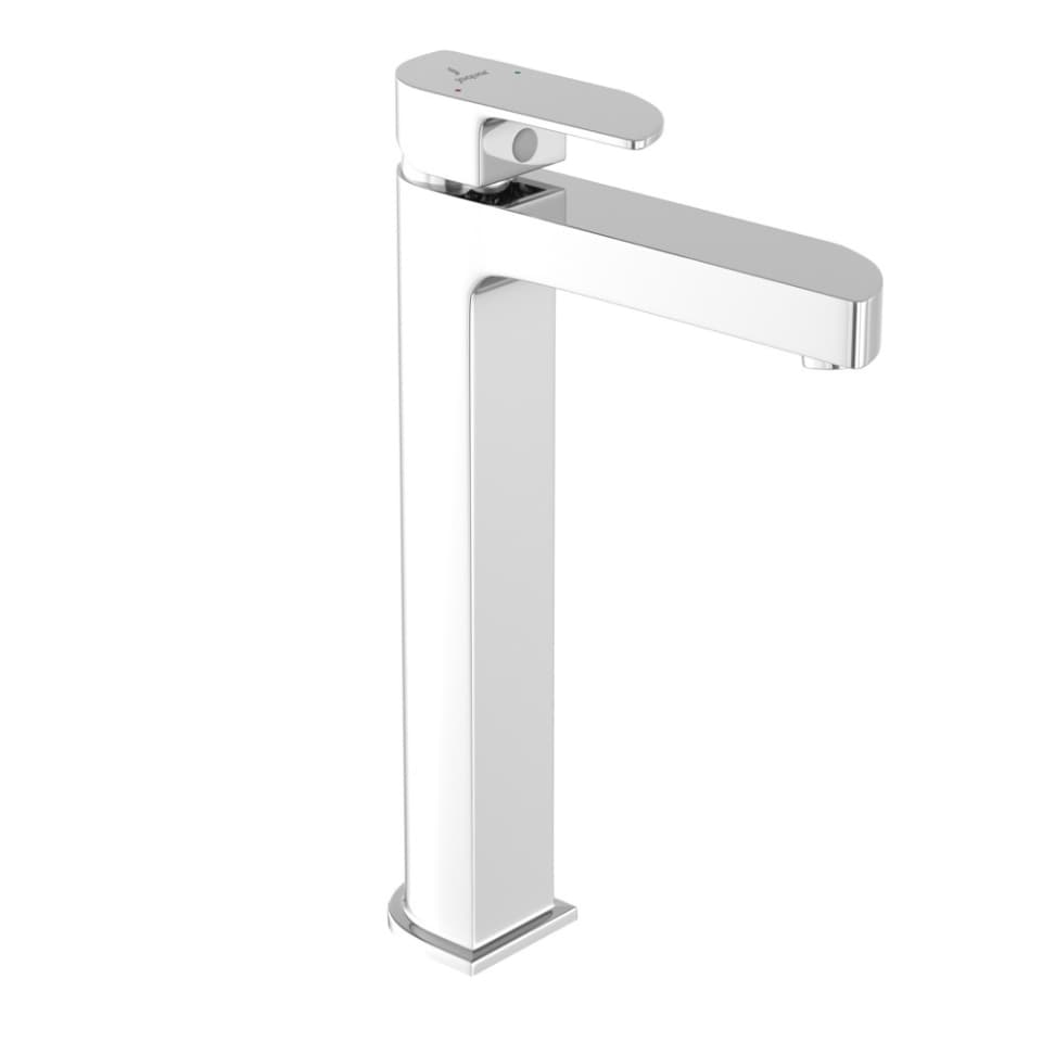 Alive Single Lever Basin Mixer (Hot & Cold Water) | Chrome Finish | With 190mm Tall and 600mm Braided Connection Pipe