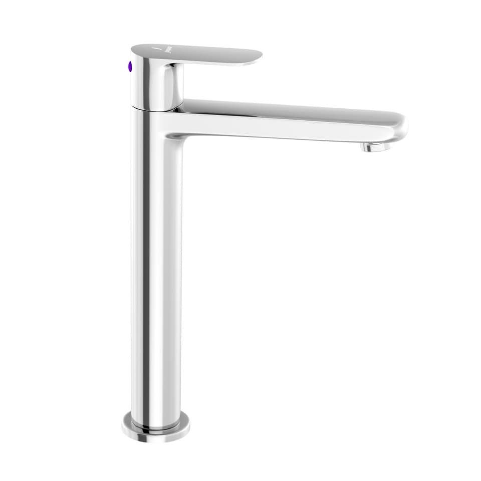 Opal Prime Pillar Cock (Cold Water Only) with Extended Body and Top Lever | Chrome Finish