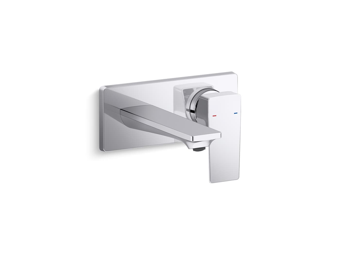 Hone Exposed Part for Single Lever Basin Mixer (Hot & Cold Water) | Compatible With Concealed Part K-5679IN-CP (Sold Separately| Chrome Finish