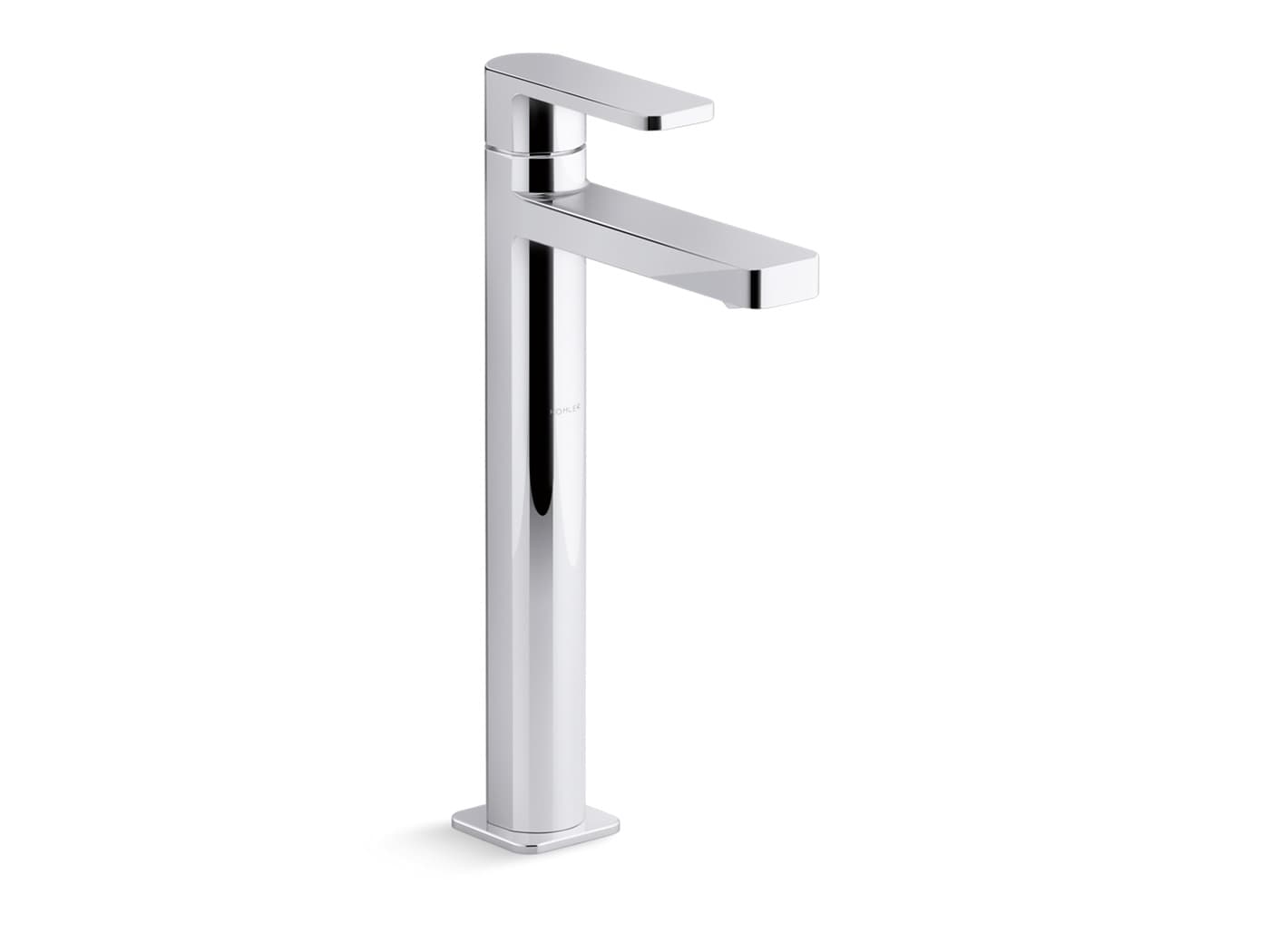 Parallel Pillar Cock (Cold Water Only) With Long Extended Body & Aerator | Chrome Finish