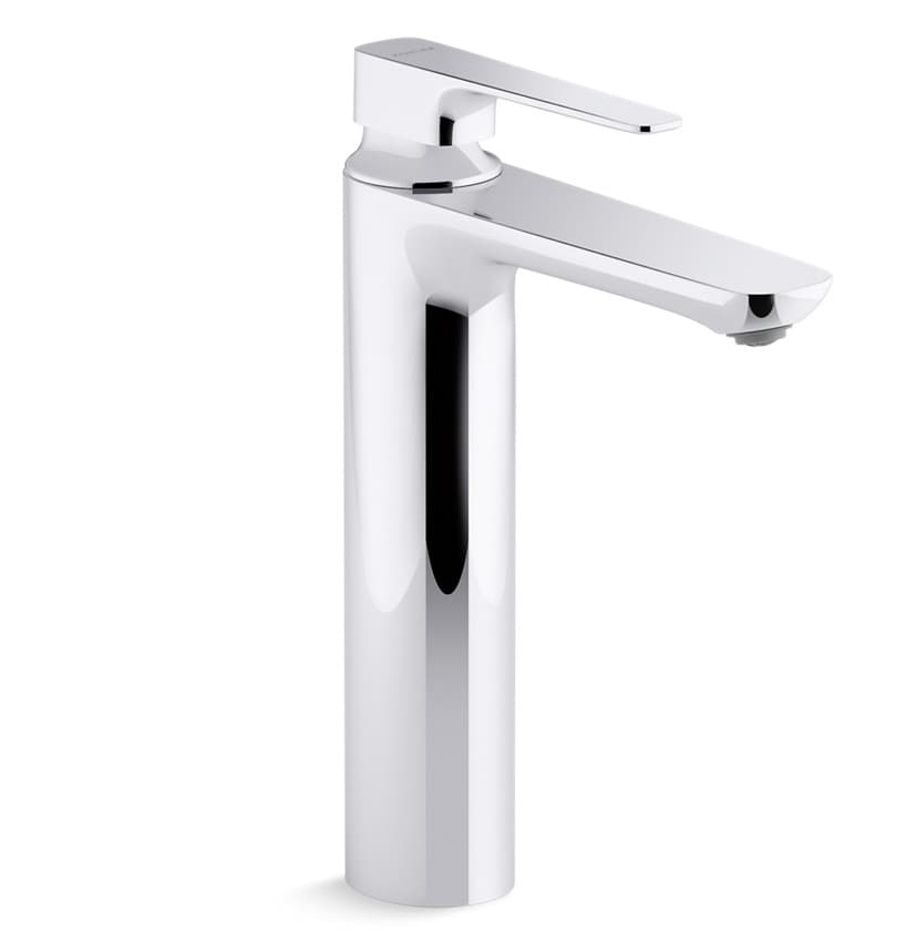 Aleo+ Single Lever Basin Mixer (Hot & Cold Water) | With267 mm Extended Body & 600 mm Braided Connection Pipe | Chrome Finish
